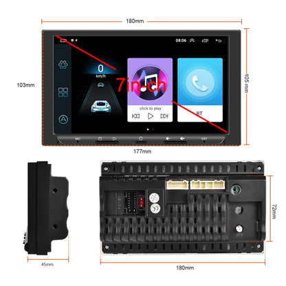 7 inch Carplay GPS Navigation Reverse Integrated Machine, Style: Standard(1+16G) - Car MP3 & MP4 & MP5 by PMC Jewellery | Online Shopping South Africa | PMC Jewellery | Buy Now Pay Later Mobicred