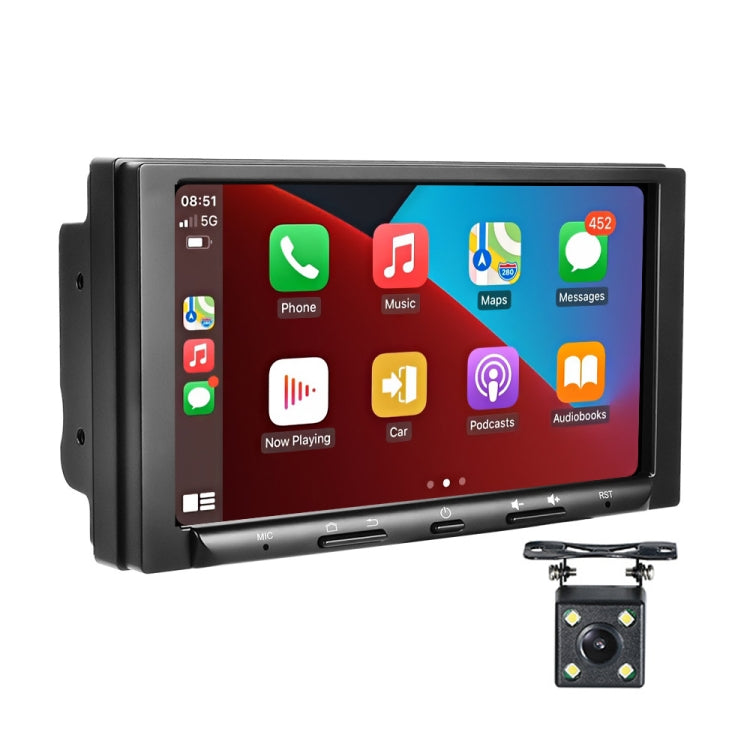 7 inch Carplay GPS Navigation Reverse Integrated Machine, Style: Standard+4 Light Camera(1+16G) - Car MP3 & MP4 & MP5 by PMC Jewellery | Online Shopping South Africa | PMC Jewellery | Buy Now Pay Later Mobicred