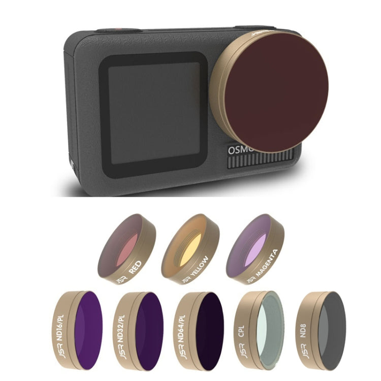 JSR For DJI Osmo Action Motion Camera Filter, Style: LG-ND16/PL - Lens Filter by JSR | Online Shopping South Africa | PMC TechLife | Buy Now Pay Later Mobicred