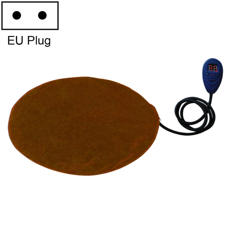 30x30cm Coffee 12V Low Voltage Multifunctional Warm Pet Heating Pad Pet Electric Blanket(EU Plug) - Pads by PMC TechLife | Online Shopping South Africa | PMC TechLife | Buy Now Pay Later Mobicred