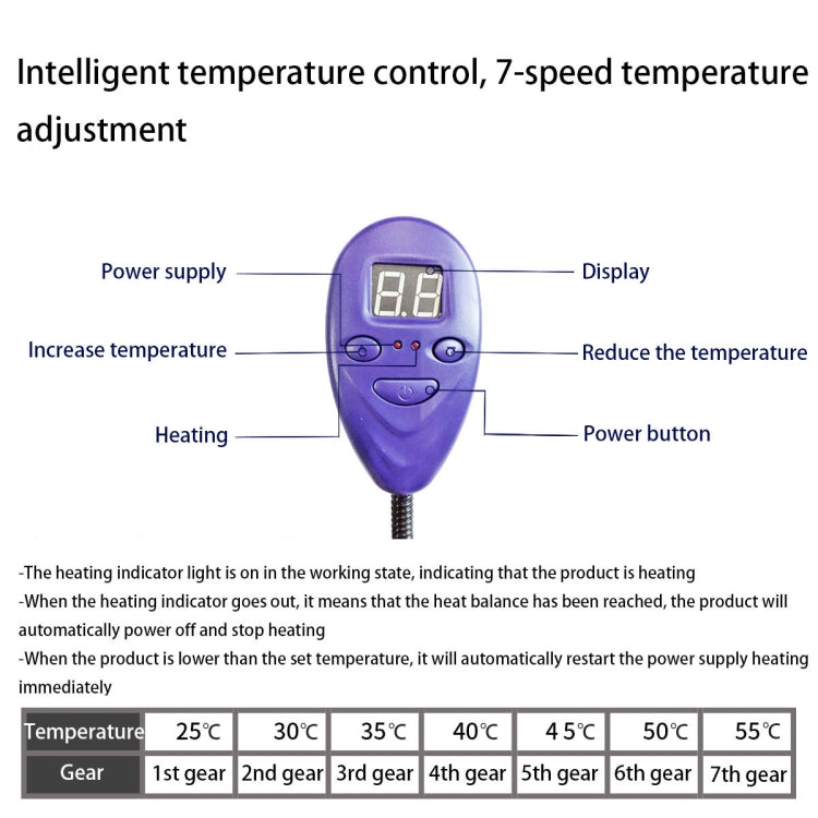 30x30cm Coffee 12V Low Voltage Multifunctional Warm Pet Heating Pad Pet Electric Blanket(EU Plug) - Pads by PMC TechLife | Online Shopping South Africa | PMC TechLife | Buy Now Pay Later Mobicred