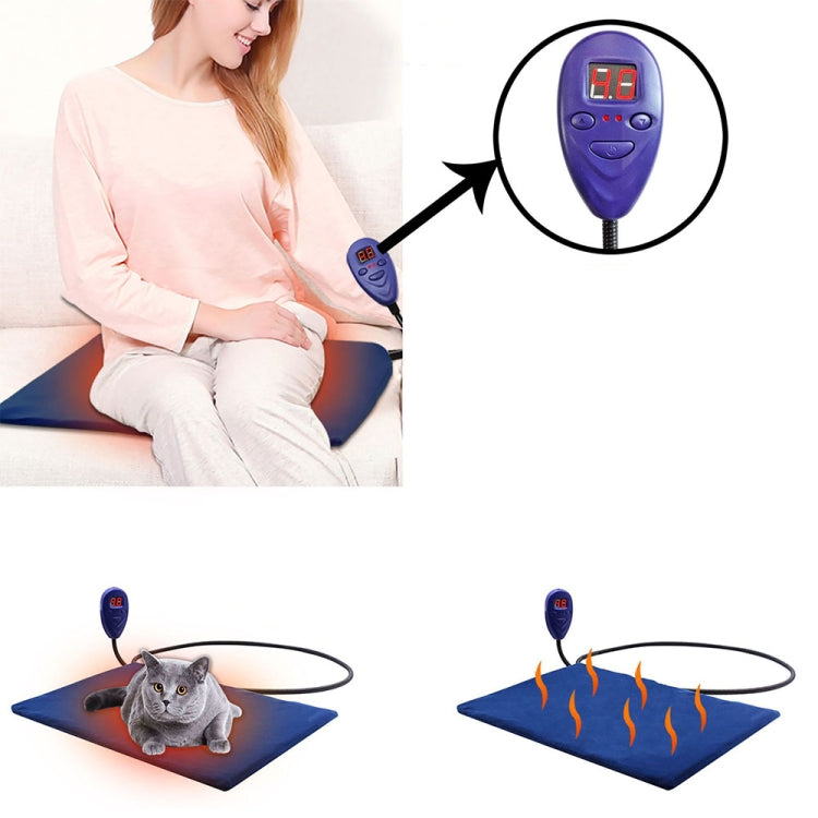 30x30cm Coffee 12V Low Voltage Multifunctional Warm Pet Heating Pad Pet Electric Blanket(EU Plug) - Pads by PMC TechLife | Online Shopping South Africa | PMC TechLife | Buy Now Pay Later Mobicred