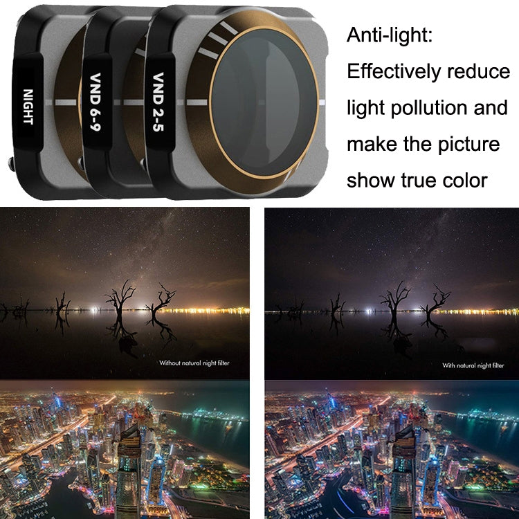 JSR For DJI Mavic Air 2 Motion Camera Filter, Style: ND2-5+ND6-9+Anti-light - Lens Filter by JSR | Online Shopping South Africa | PMC Jewellery | Buy Now Pay Later Mobicred