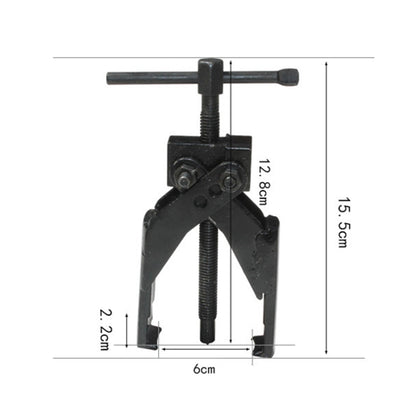 Two-claw Cross Spiral Bearing Removing Wheel Pulpper(15.5 cm) - Hand Tool Sets by PMC Jewellery | Online Shopping South Africa | PMC Jewellery | Buy Now Pay Later Mobicred