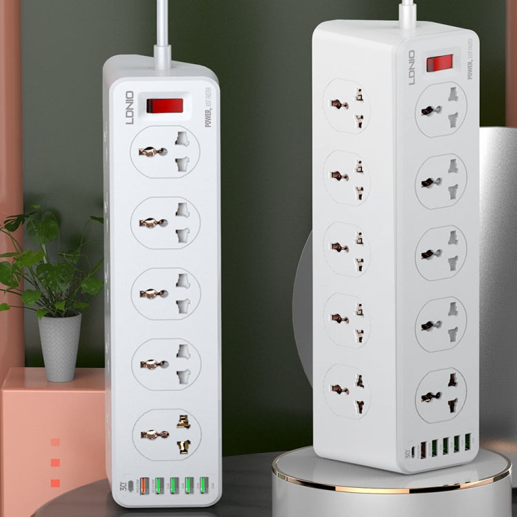 LDNIO SC10610 30W 10+6 Ports Multifunctional Travel Home Office Fast Charging Socket, Spec: US Plug - free shipping - PMC TechLife - Order now!