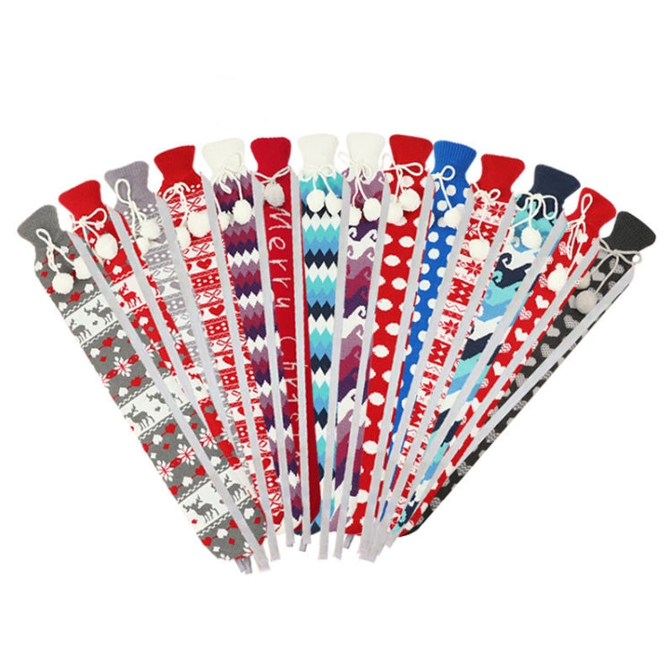 2L Long-strip Multifunctional Water-filled Rubber Hot Water Bags, Spec: Gray Snowflake - Hot Water Bags by PMC TechLife | Online Shopping South Africa | PMC TechLife | Buy Now Pay Later Mobicred