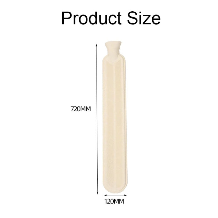 2L Long-strip Multifunctional Water-filled Rubber Hot Water Bags, Spec: Red White Dot - Hot Water Bags by PMC TechLife | Online Shopping South Africa | PMC TechLife | Buy Now Pay Later Mobicred