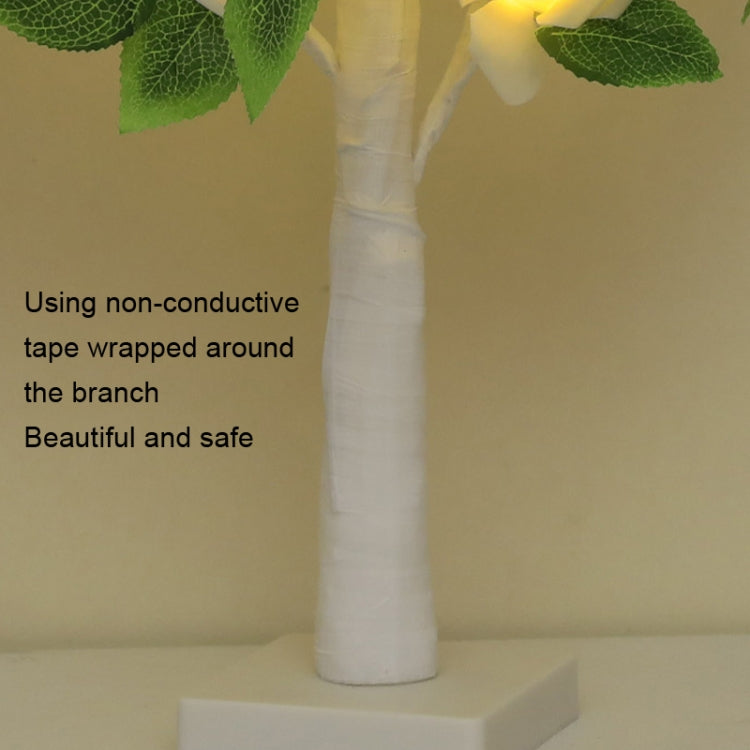 SJ-SD054 LED Valentine Day Rose Indoor Party Decoration Lights(White Bottom Milk White) - Holiday Lights by PMc TechLife | Online Shopping South Africa | PMc TechLife | Buy Now Pay Later Mobicred