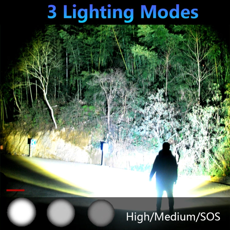 Strong Light Outdoor Waterproof Camping Aluminum LED Flashlight, Style: P70 (Without Battery) - LED Flashlight by PMc TechLife | Online Shopping South Africa | PMc TechLife | Buy Now Pay Later Mobicred