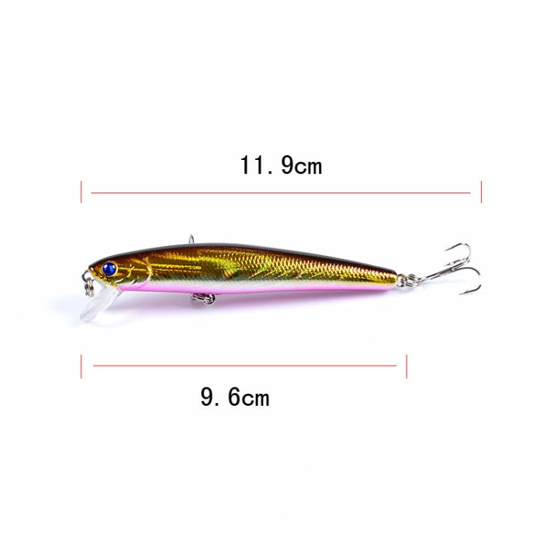 5 PCS M0205 9.6cm/9.8g Minnow Bionic Fake Bait Plastic Floating Hard Bait(4) - Fishing Lures by PMC TechLife | Online Shopping South Africa | PMC TechLife | Buy Now Pay Later Mobicred