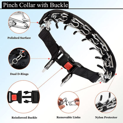 Cloth Tape Paste Detachable Training Stimulation Dog Collar, Size: M 3.0mm x 50cm(Ordinary) - Collars by PMC Jewellery | Online Shopping South Africa | PMC Jewellery