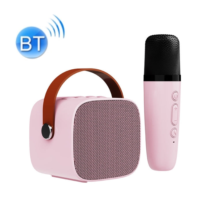 D20 Multifunctional K Song Bluetooth Speaker With Microphone(Pink) - Microphone by PMC Jewellery | Online Shopping South Africa | PMC Jewellery | Buy Now Pay Later Mobicred