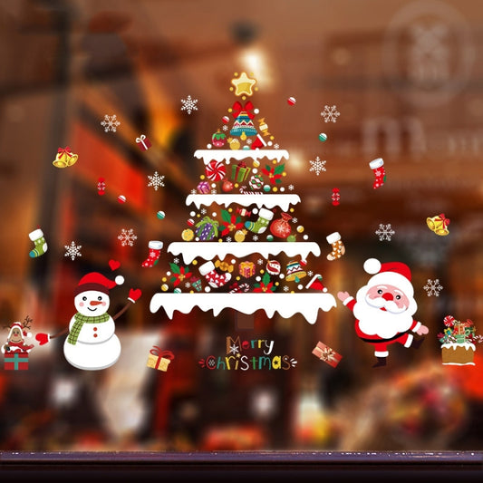 Christmas Decoration Stickers Scene Layout Window Static Stickers 60x90cm - Christmas Stickers by PMC Jewellery | Online Shopping South Africa | PMC Jewellery | Buy Now Pay Later Mobicred