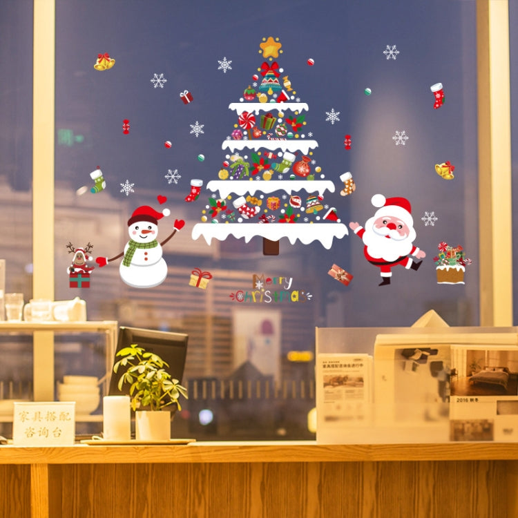 Christmas Decoration Stickers Scene Layout Window Static Stickers 60x90cm - Christmas Stickers by PMC TechLife | Online Shopping South Africa | PMC TechLife | Buy Now Pay Later Mobicred