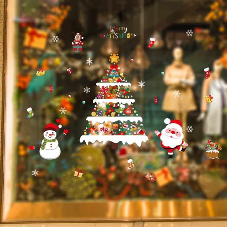 Christmas Decoration Stickers Scene Layout Window Static Stickers 60x90cm - Christmas Stickers by PMC TechLife | Online Shopping South Africa | PMC TechLife | Buy Now Pay Later Mobicred