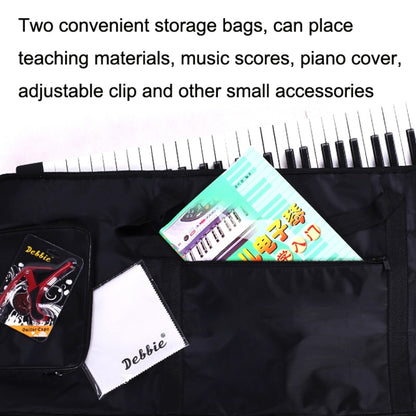 Thicken Waterproof Oxford 61 Keys Electronic Piano Bag(Black) - Storage Bags by PMC Jewellery | Online Shopping South Africa | PMC Jewellery