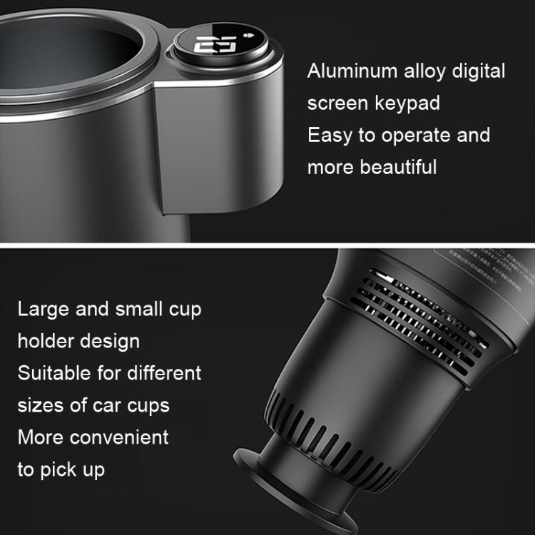 Car Digital Display Fast Cooling and Heating Cup, Style: Generation 1 Black - Heating Cups by PMC TechLife | Online Shopping South Africa | PMC TechLife | Buy Now Pay Later Mobicred