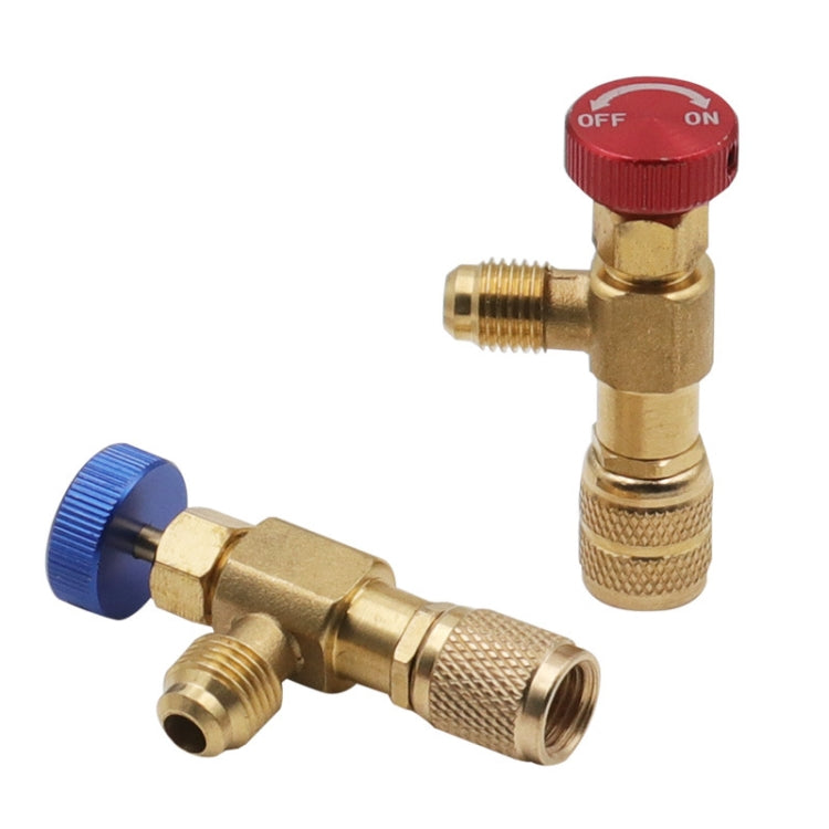Air Conditioner Fluoridation Safety Valve Refrigerant Filling Connector(Side R22 Bottom R22) - Air Conditioning System by PMC TechLife | Online Shopping South Africa | PMC TechLife | Buy Now Pay Later Mobicred