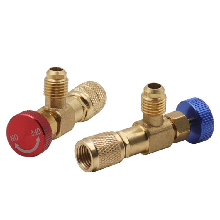 Air Conditioner Fluoridation Safety Valve Refrigerant Filling Connector(Side R22 Bottom R22) - Air Conditioning System by PMC TechLife | Online Shopping South Africa | PMC TechLife | Buy Now Pay Later Mobicred