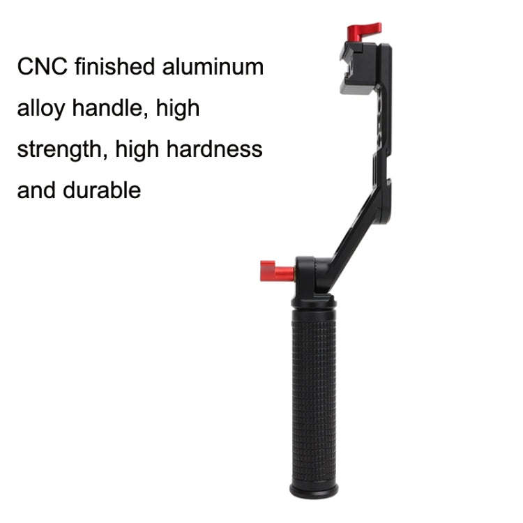 For DJI Ronin RS3 Pro Adjustable Angle Aluminum Alloy Handle Stabilizer(Black) -  by PMC TechLife | Online Shopping South Africa | PMC TechLife
