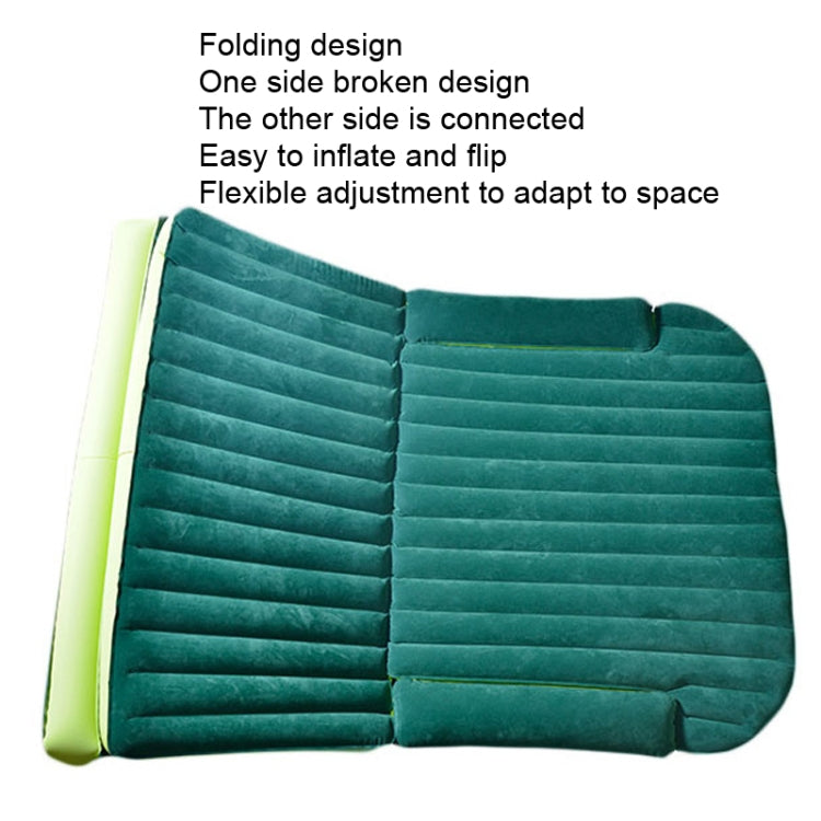 ZQ-418 SUV Rear Trunk Inflatable Bed Cushion Travel Universal Air Bed(Dark Green) - Seat Accessories by PMC Jewellery | Online Shopping South Africa | PMC Jewellery | Buy Now Pay Later Mobicred