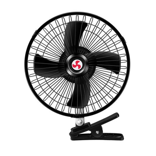 Car Powerful Fixing Clip Cooling High Wind Power Electric Fan, Specification: 8 inch Black 24V - Heating & Fans by PMC Jewellery | Online Shopping South Africa | PMC Jewellery | Buy Now Pay Later Mobicred