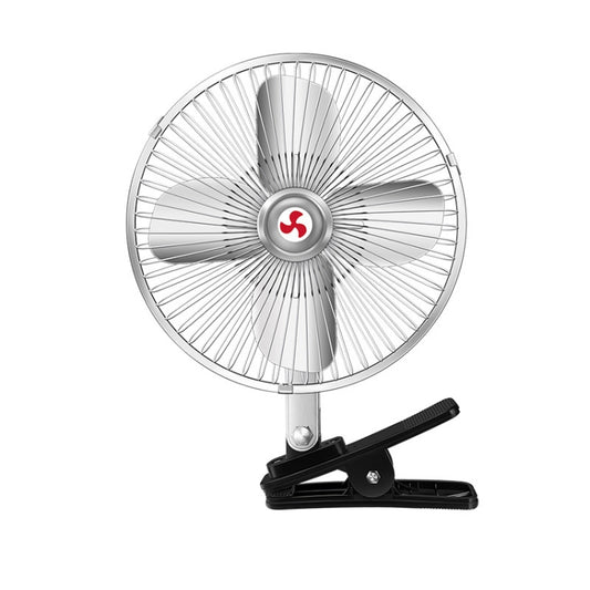 Car Powerful Fixing Clip Cooling High Wind Power Electric Fan, Specification: 8 inch Metal 24V - Heating & Fans by PMC Jewellery | Online Shopping South Africa | PMC Jewellery | Buy Now Pay Later Mobicred