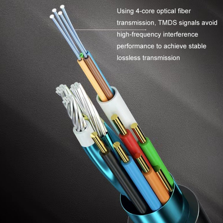 HDMI 2.1 8K 60HZ HD Active Optical Cable Computer Screen Conversion Line, Cable Length: 80m - Cable by PMC Jewellery | Online Shopping South Africa | PMC Jewellery | Buy Now Pay Later Mobicred