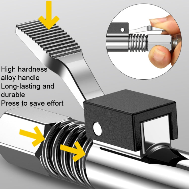 PC002 Lock Clamp Type High Pressure Grease Nozzle, Style: Butter Mouth+30cm Hose+3 Heads - Other Tools by PMC Jewellery | Online Shopping South Africa | PMC Jewellery | Buy Now Pay Later Mobicred