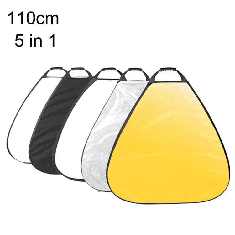 Selens  5 In 1 (Gold / Silver  / White / Black / Soft Light) Folding Reflector Board, Size: 100cm Triangle -  by PMC TechLife | Online Shopping South Africa | PMC TechLife | Buy Now Pay Later Mobicred