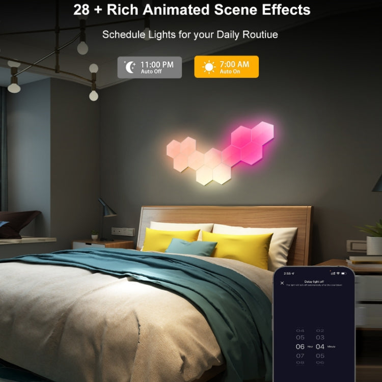 12pcs / Set Gaming Ambient Light Smart Chiclet Backdrop Quantum Wall Light, Versions: Bluetooth - Novelty Lighting by PMC TechLife | Online Shopping South Africa | PMC TechLife | Buy Now Pay Later Mobicred
