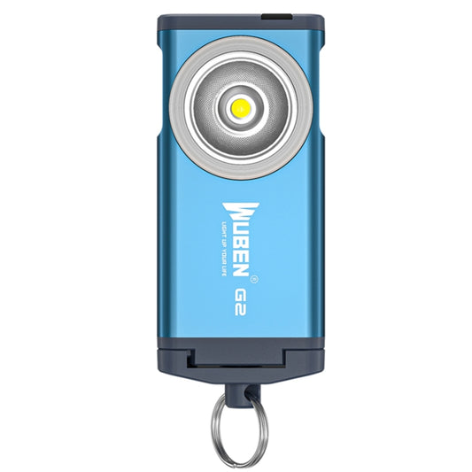 WUBEN G2 Strong Light LED Flashlight USB Outdoor Campers And Household Super Bright Key Chain Light(Blue) - LED Flashlight by WUBEN | Online Shopping South Africa | PMC Jewellery | Buy Now Pay Later Mobicred