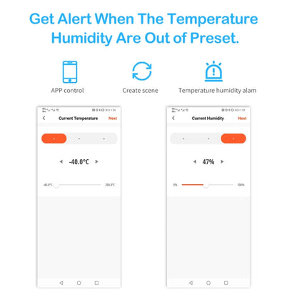 Wifi Temperature And Humidity Meter Sensor Equipment Smart Home Graffiti APP Temperature And Humidity Sensor(White) - Smart Switch by PMC Jewellery | Online Shopping South Africa | PMC Jewellery | Buy Now Pay Later Mobicred