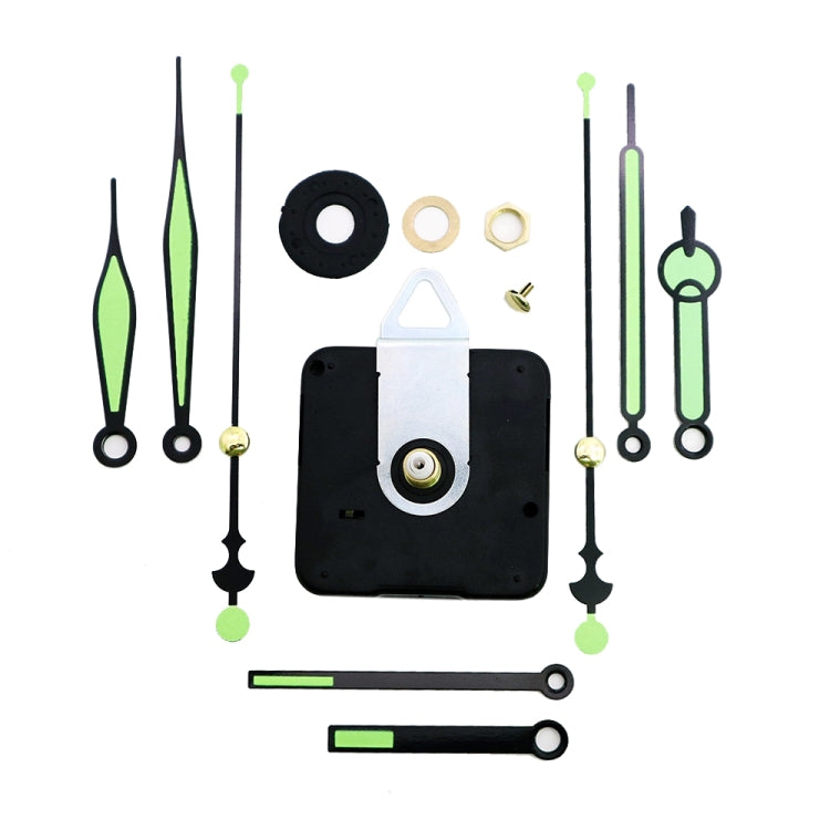 Shaft Length 18.5mm Quartz Clock Silent Movement + Luminous Hands DIY Kit,Spec: Movement+3 Sets Needles - DIY Clocks by PMC TechLife | Online Shopping South Africa | PMC TechLife | Buy Now Pay Later Mobicred