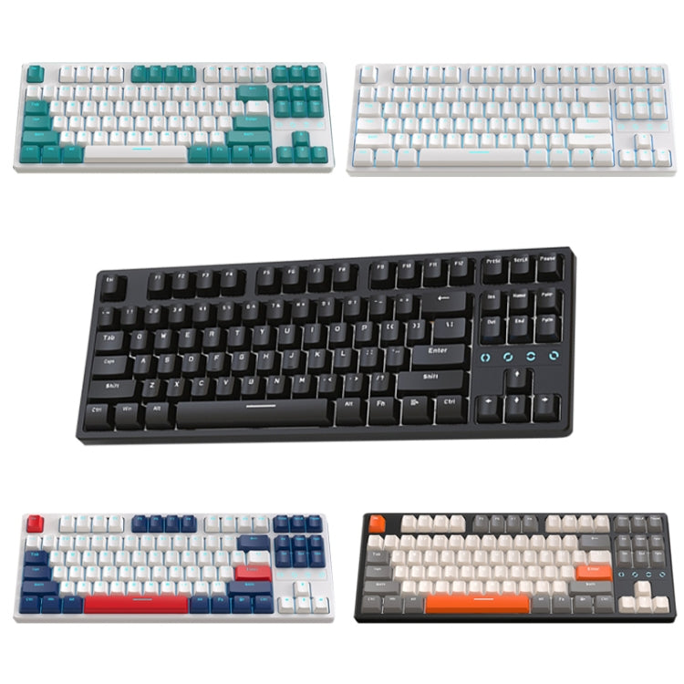 ZIYOU LANG K87 87-Keys Hot-Swappable Wired Mechanical Keyboard, Cable Length: 1.5m, Style: Red Shaft (Blue Ice Blue Light) - Wired Keyboard by ZIYOU LANG | Online Shopping South Africa | PMC Jewellery | Buy Now Pay Later Mobicred