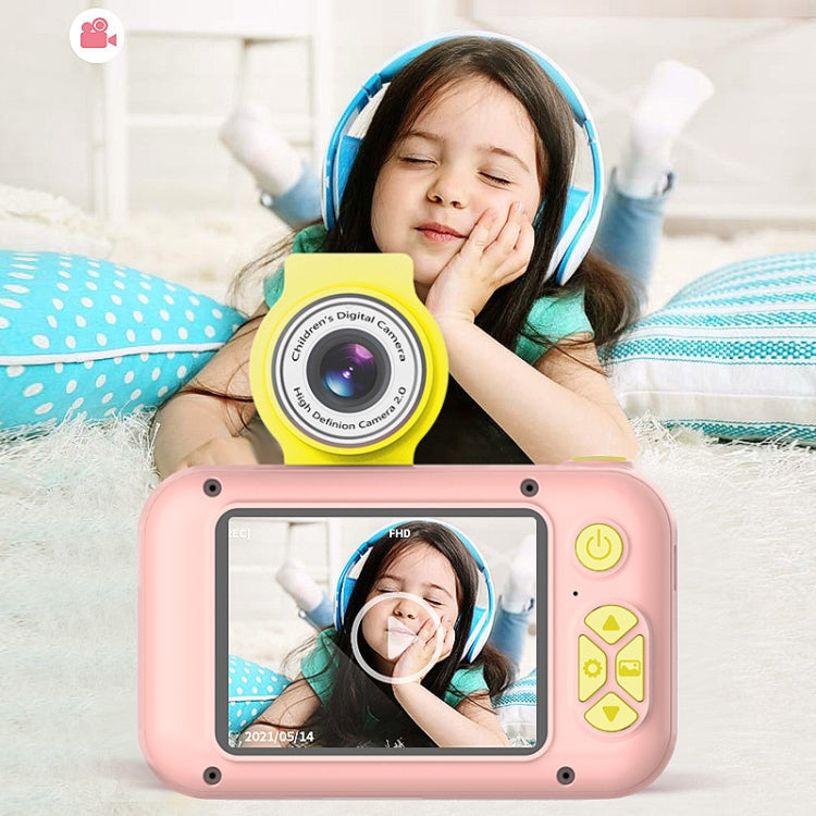 X101 Mini HD Lens Reversible Child Camera, Color: White+8G+Card Reader - Children Cameras by PMC Jewellery | Online Shopping South Africa | PMC Jewellery | Buy Now Pay Later Mobicred