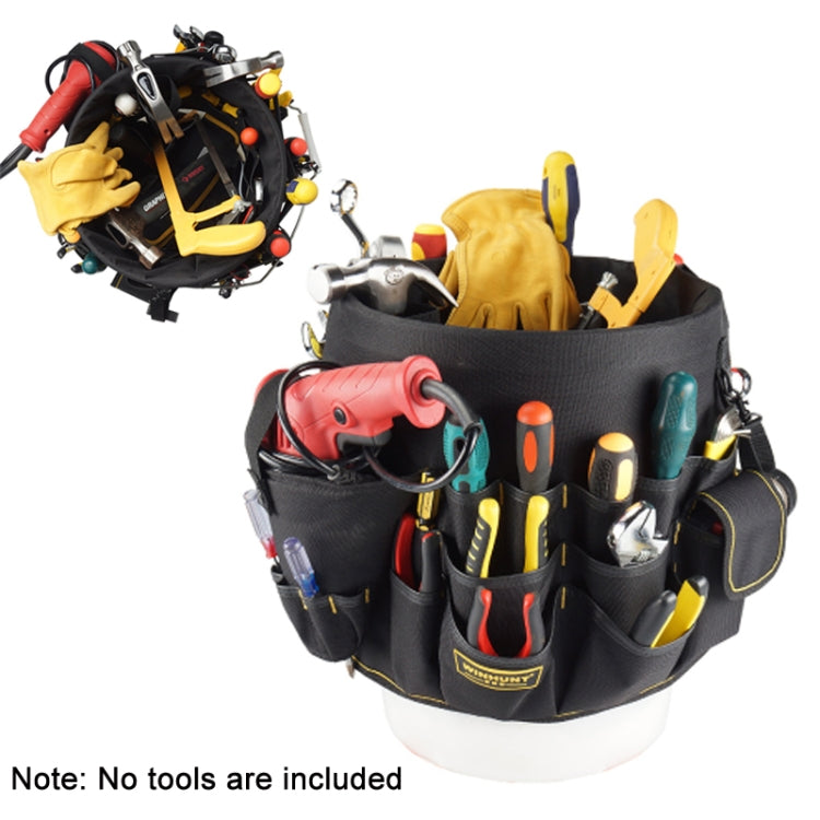 WINHUNT Multifunction Repair Hardware Barket Barrel Bag(30x28cm) - Storage Bags & Boxes by WINHUNT | Online Shopping South Africa | PMC TechLife | Buy Now Pay Later Mobicred