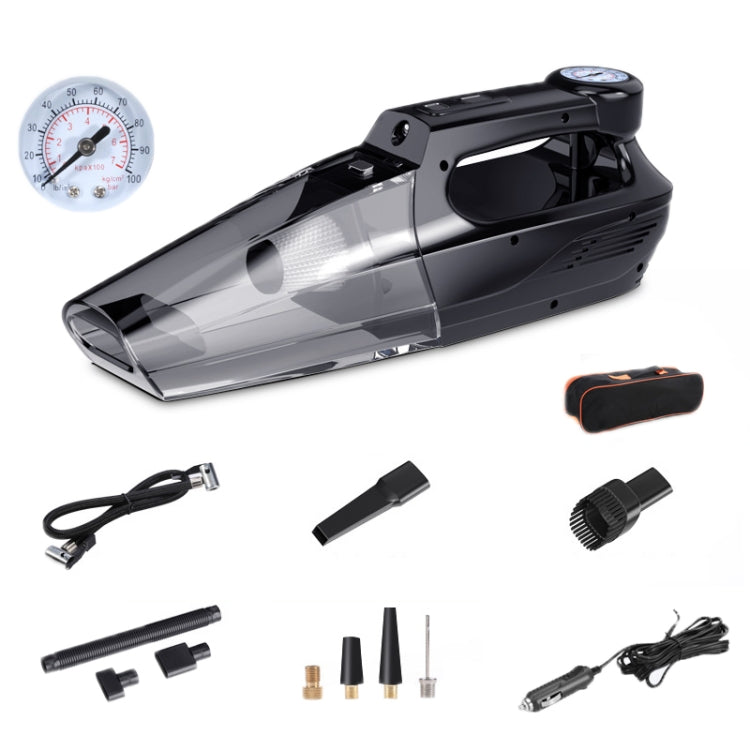 4 in 1 Car Vacuum Cleaner Portable Inflator Pump, Models: Wireless Pointer + Bag - Vacuum Cleaner by PMC Jewellery | Online Shopping South Africa | PMC Jewellery | Buy Now Pay Later Mobicred