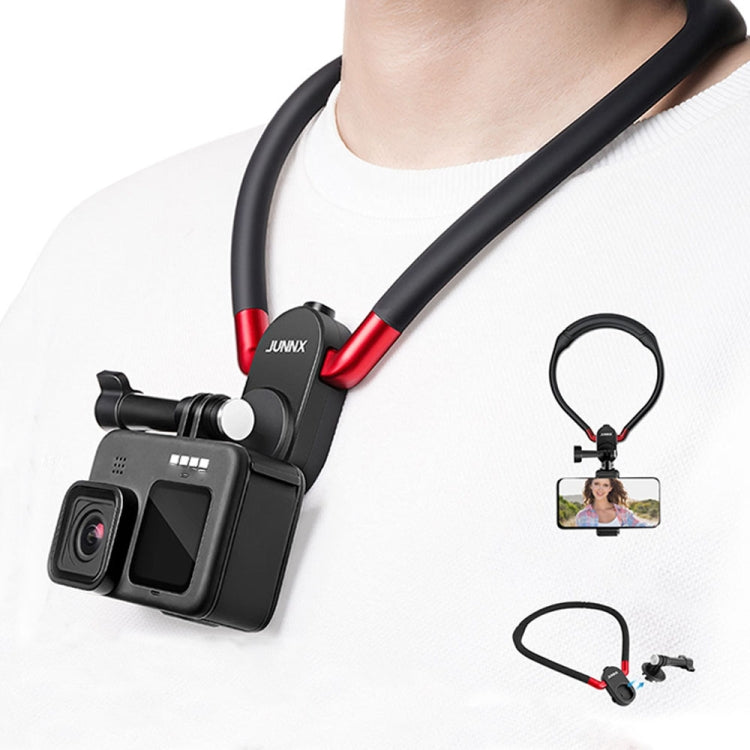 JUNNX Bracket Neck Mount For Most Action Cameras & Smart Phones,Spec: G02-1 - Holder by PMC Jewellery | Online Shopping South Africa | PMC Jewellery | Buy Now Pay Later Mobicred