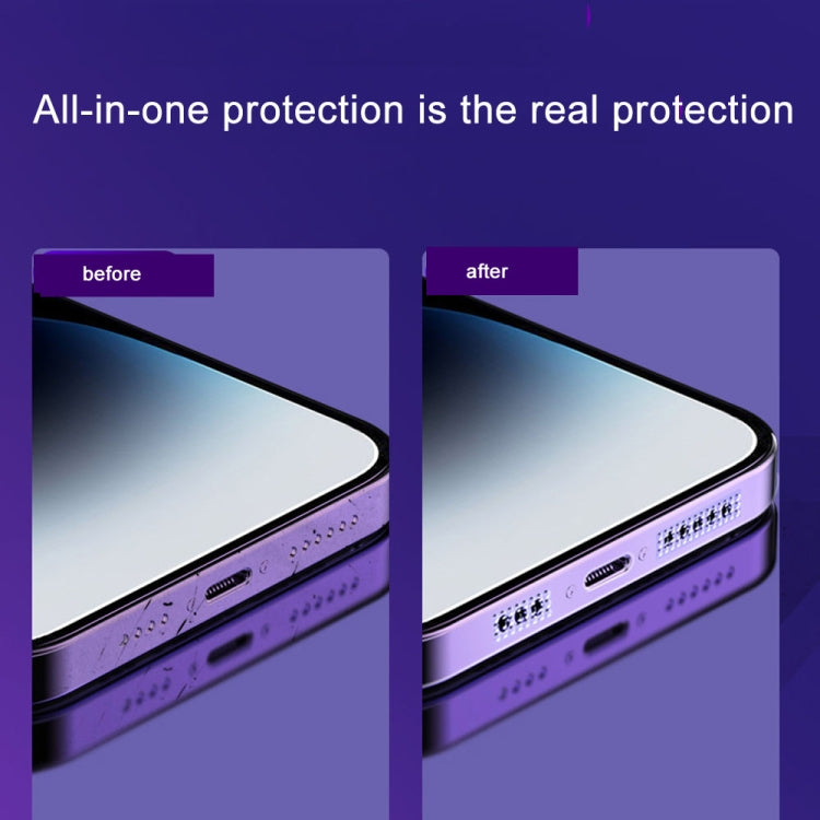 5 Sets Soft Hydrogel Film Speaker Dust Net For iPhone 14 Series / iPhone 13 Series / iPhone 12 Series ,Spec:2pcs/set  With Dust Plug - iPhone 14 Tempered Glass by PMC TechLife | Online Shopping South Africa | PMC TechLife