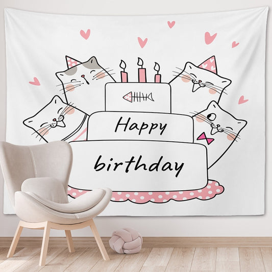 Happy Birthday Photo Backdrop Party Decoration Tapestry, Size: 150x130cm(GT56-2) - Cartoon by PMC Jewellery | Online Shopping South Africa | PMC Jewellery | Buy Now Pay Later Mobicred