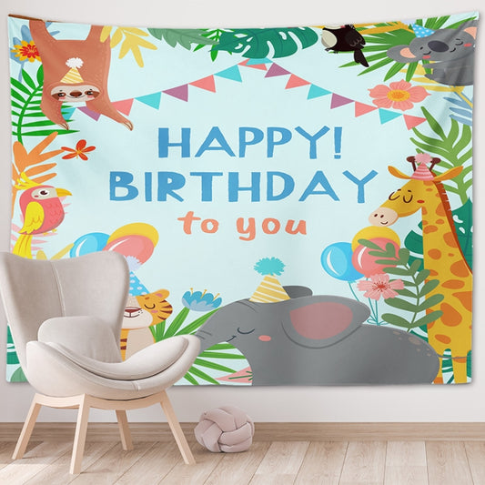 Happy Birthday Photo Backdrop Party Decoration Tapestry, Size: 150x130cm(GT56-3) - Cartoon by PMC Jewellery | Online Shopping South Africa | PMC Jewellery | Buy Now Pay Later Mobicred