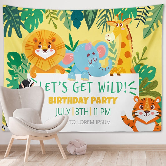 Happy Birthday Photo Backdrop Party Decoration Tapestry, Size: 200x150cm(GT56-7) - Cartoon by PMC Jewellery | Online Shopping South Africa | PMC Jewellery | Buy Now Pay Later Mobicred