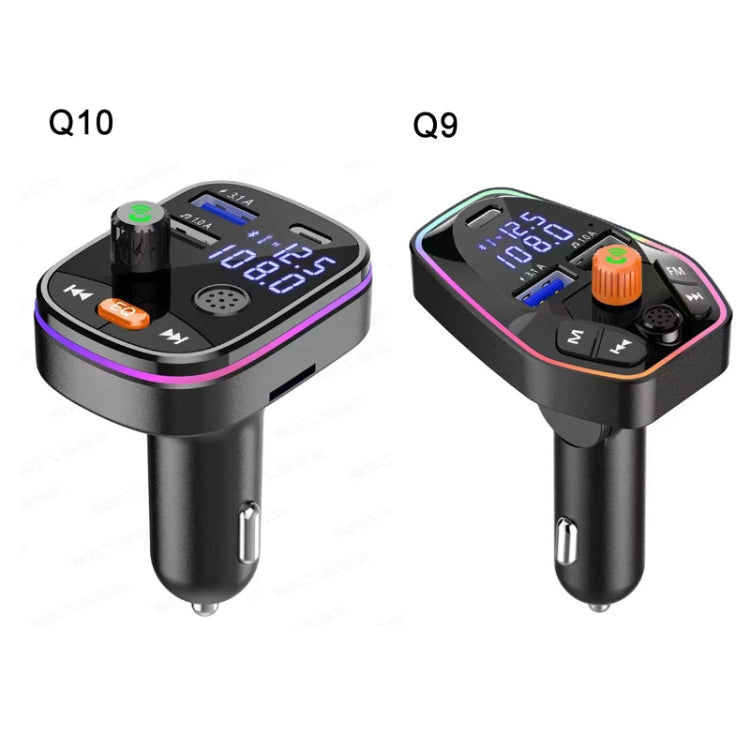 Q10 Car Bluetooth MP3 With TYPE-C Port PD Charging FM Transmitter - Bluetooth Car Kits by PMC Jewellery | Online Shopping South Africa | PMC Jewellery | Buy Now Pay Later Mobicred