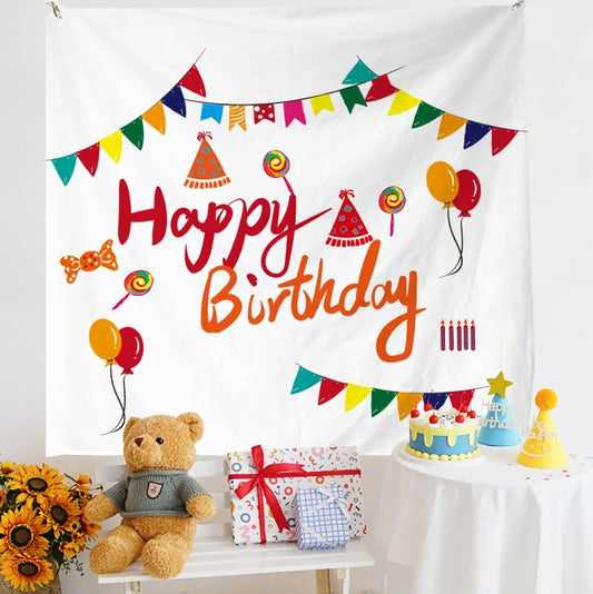 Birthday Layout Hanging Cloth Children Photo Wall Cloth, Size: 150x180cm Velvet(39) - Cartoon by PMC Jewellery | Online Shopping South Africa | PMC Jewellery | Buy Now Pay Later Mobicred