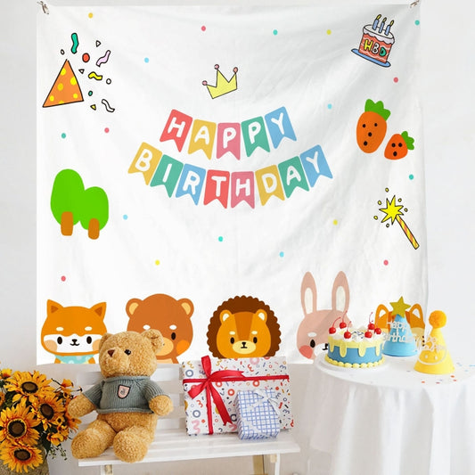 Birthday Layout Hanging Cloth Children Photo Wall Cloth, Size: 180x200cm Velvet(34) - Cartoon by PMC Jewellery | Online Shopping South Africa | PMC Jewellery | Buy Now Pay Later Mobicred