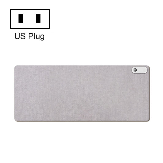 150W  80x33cm Heated Mouse Pad Digital Display Adjustable Hand Warmer Desk Pad 110V US Plug  Gray - Mouse Pads by PMC Jewellery | Online Shopping South Africa | PMC Jewellery | Buy Now Pay Later Mobicred