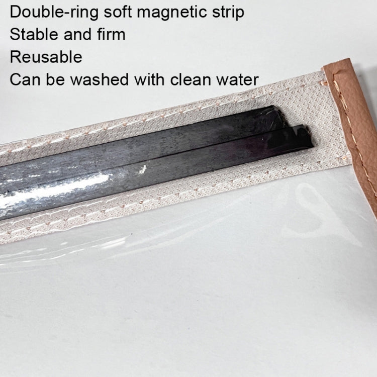 Electric Vehicle Charging Port Magnetic Transparent Rain Cover(Pink) - Waterproof Covers by PMC TechLife | Online Shopping South Africa | PMC TechLife