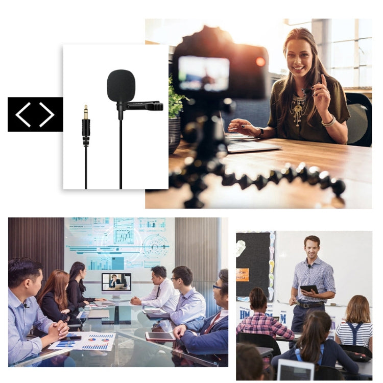 For Rode Wireless Camera Lavalier Microphone, Length 1.5m(Black) - free shipping - PMC TechLife - Order now!