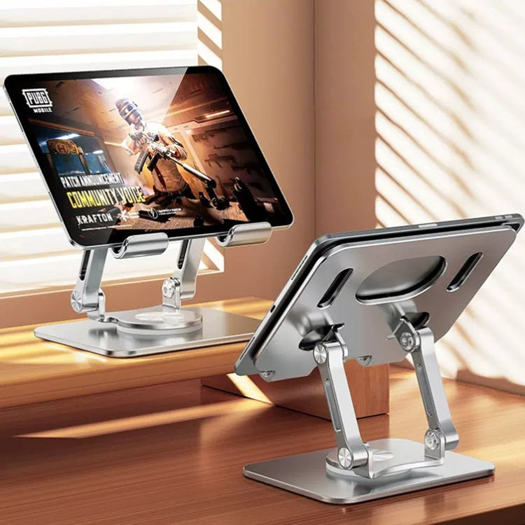 SP-026 360-degree Rotating Universal Desktop Tablet Folding Bracket(Gray) - Laptop Stand by PMC Jewellery | Online Shopping South Africa | PMC Jewellery | Buy Now Pay Later Mobicred